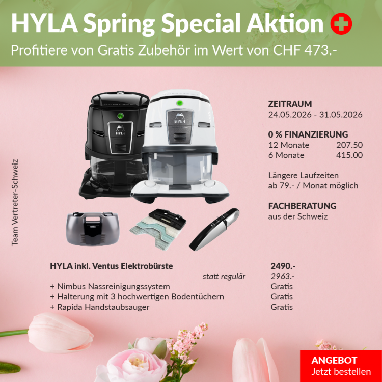 HYLA Spring Special Aktion Schweiz 2026 - Jetzt bestellen & sparen!