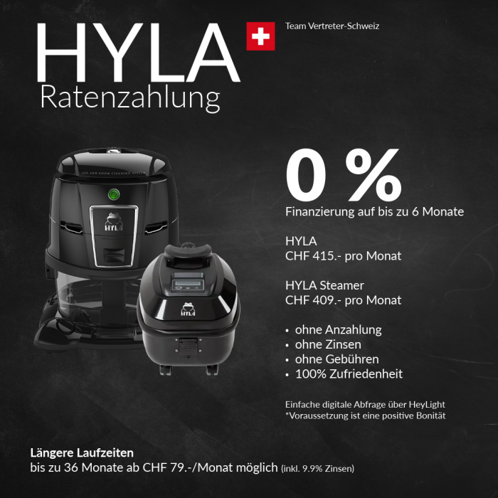 Hyla Schweiz Ratenzahlung 0% Finanzierung