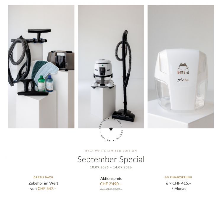 HYLA Sptember Special Angebot Schweiz 2026 - Jetzt bestellen & sparen!