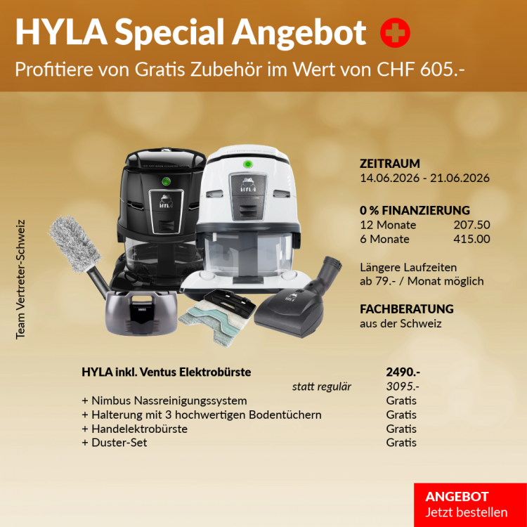 HYLA Special Angebot Schweiz 2026 - Jetzt bestellen & sparen!